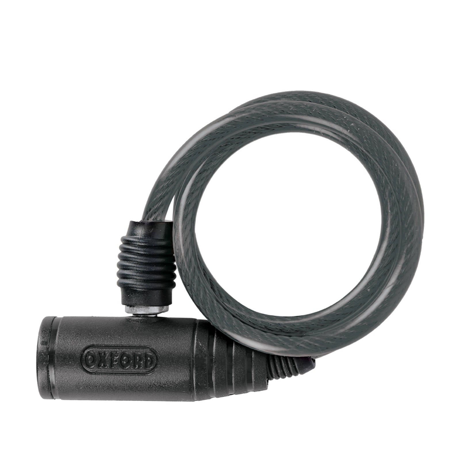 New OXFORD Bumper Cable Lock Smoke 6mm x 600mm #OXOF02
