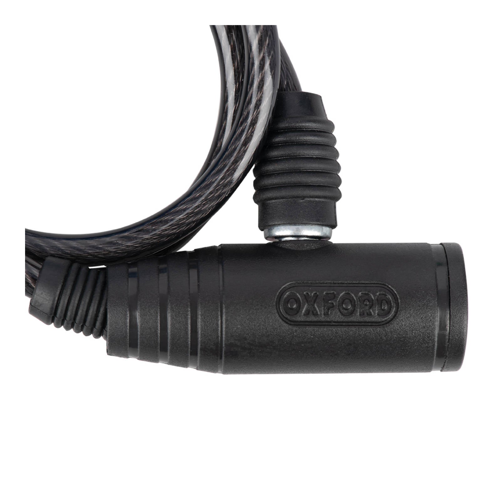 New OXFORD Bumper Cable Lock Smoke 6mm x 600mm #OXOF02
