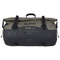New OXFORD Aqua Roll Bag T30 - Black / Khaki #OXOL401