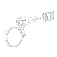 New OXFORD Café Bar End Universal Mirror #OXOX534