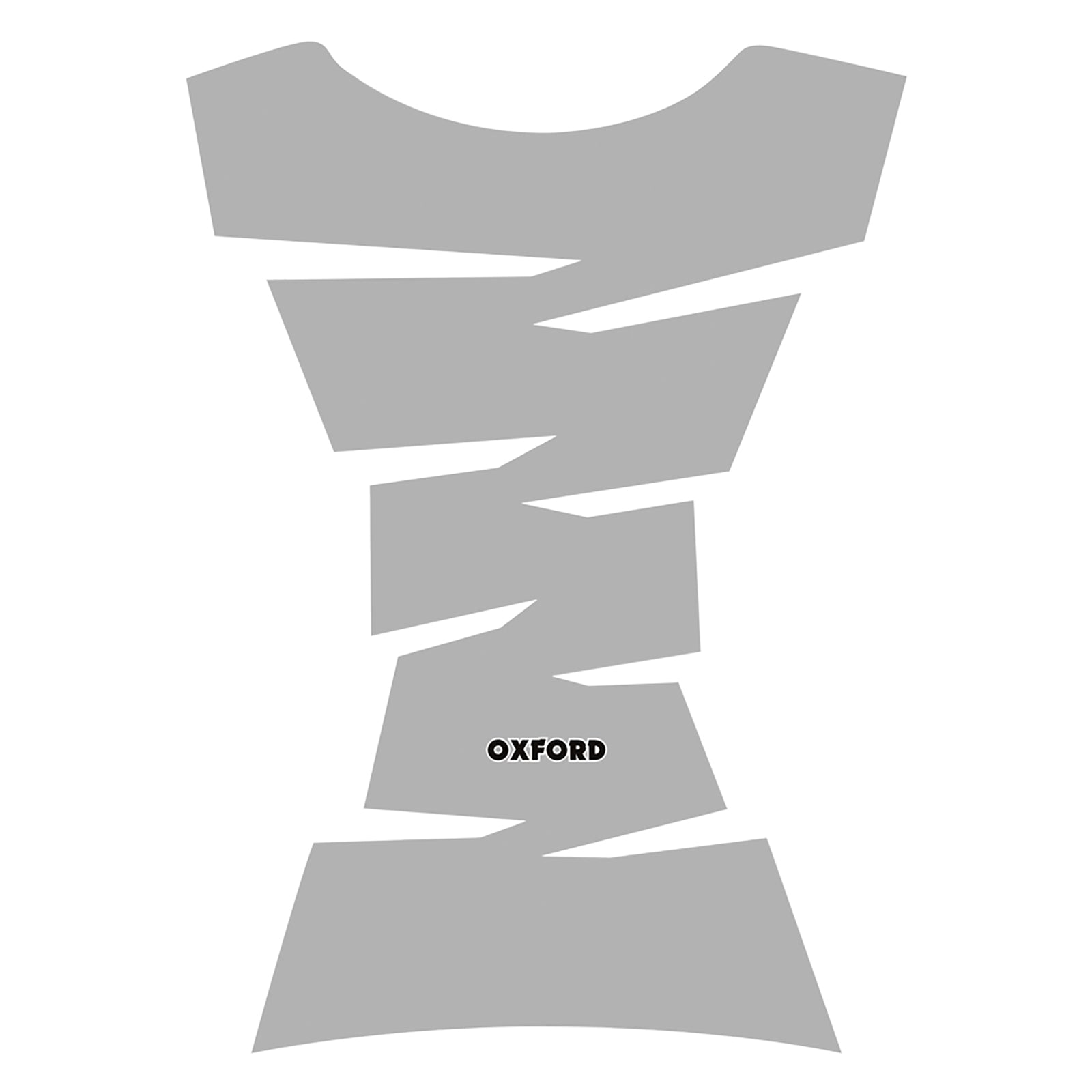 New OXFORD Jagged Tank Pad - Silver #OXOX545