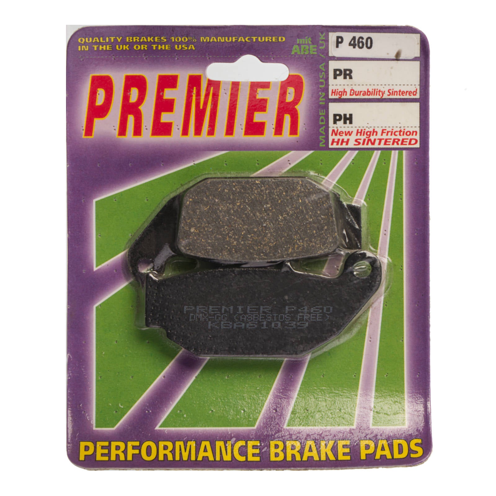 New PREMIER Brake Pads - P Organic Standard #PBP460