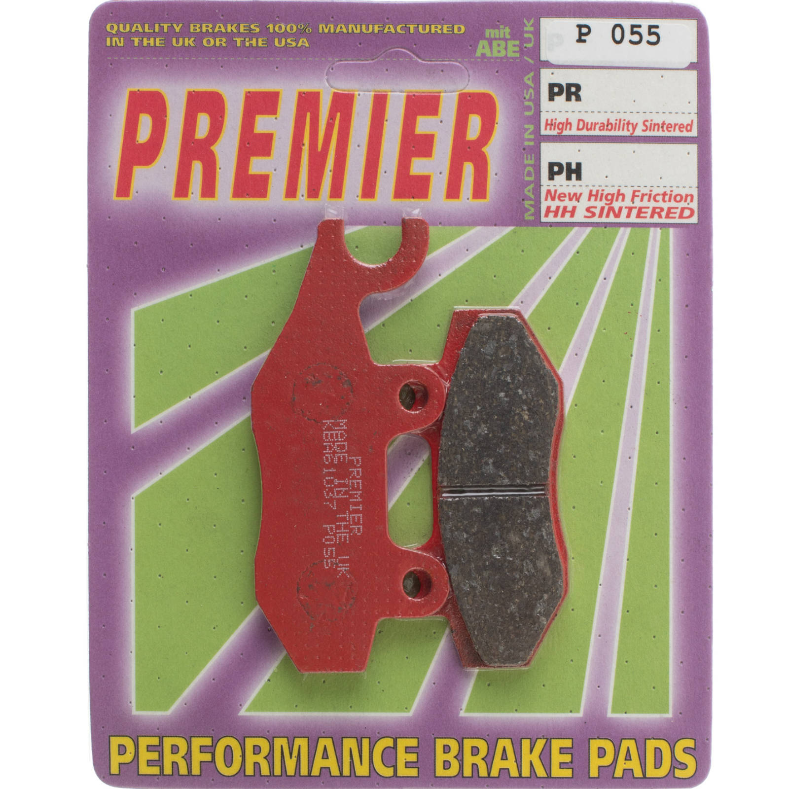 New PREMIER Brake Pads - P Organic Standard #PBP55