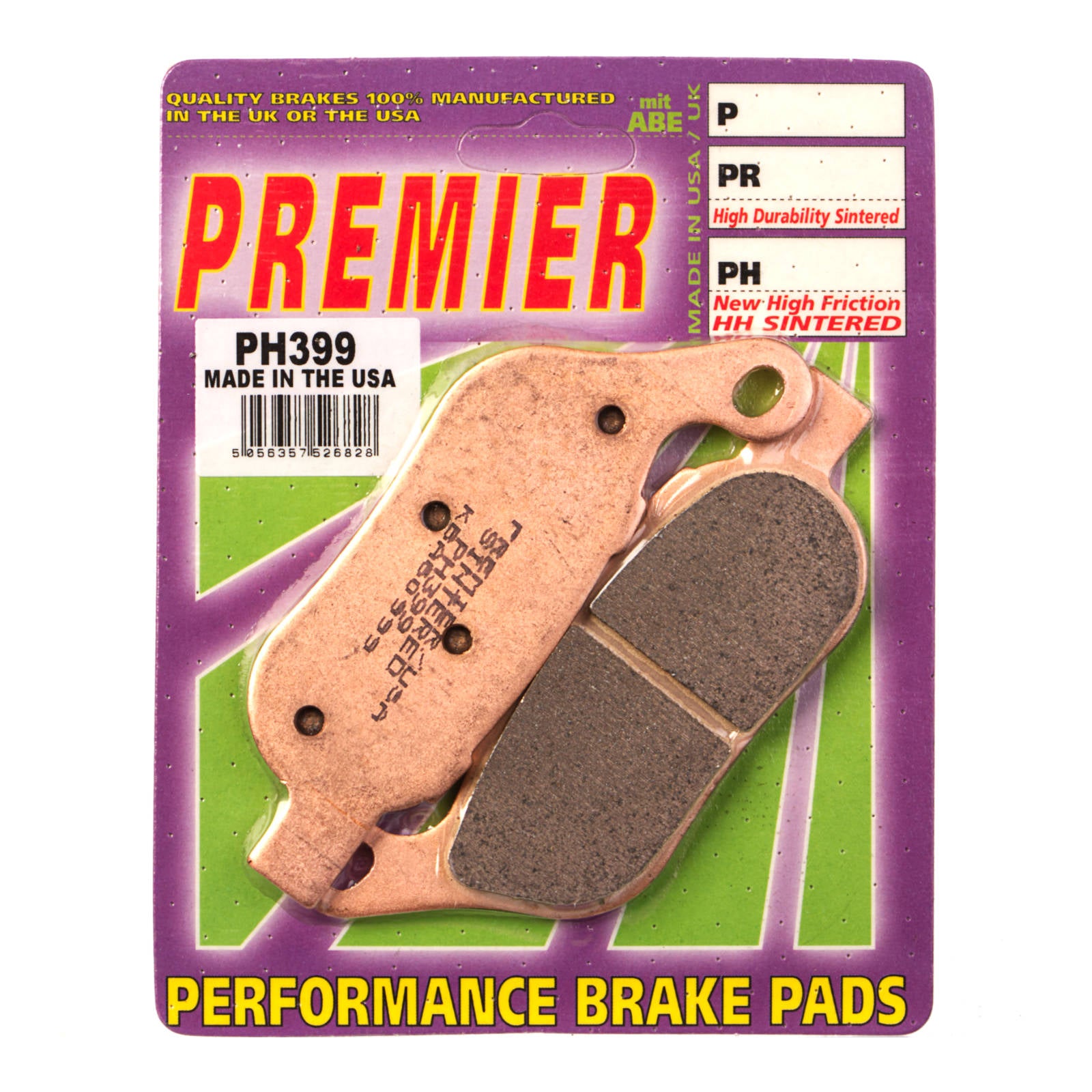 New PREMIER Brake Pad - PH Street Sintered (GF273S3) #PBPH399