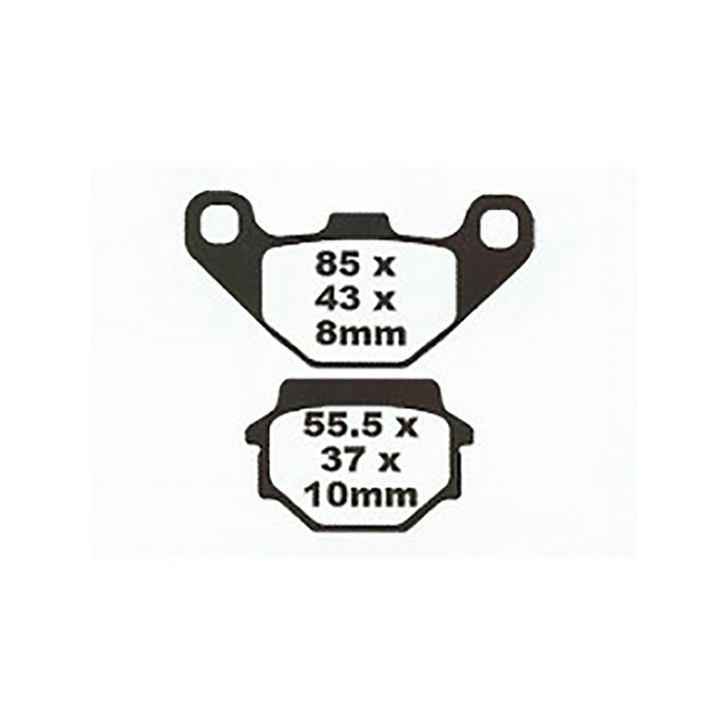 New PREMIER Brake Pad - PH Street Sintered (GF005S3) #PBPH75