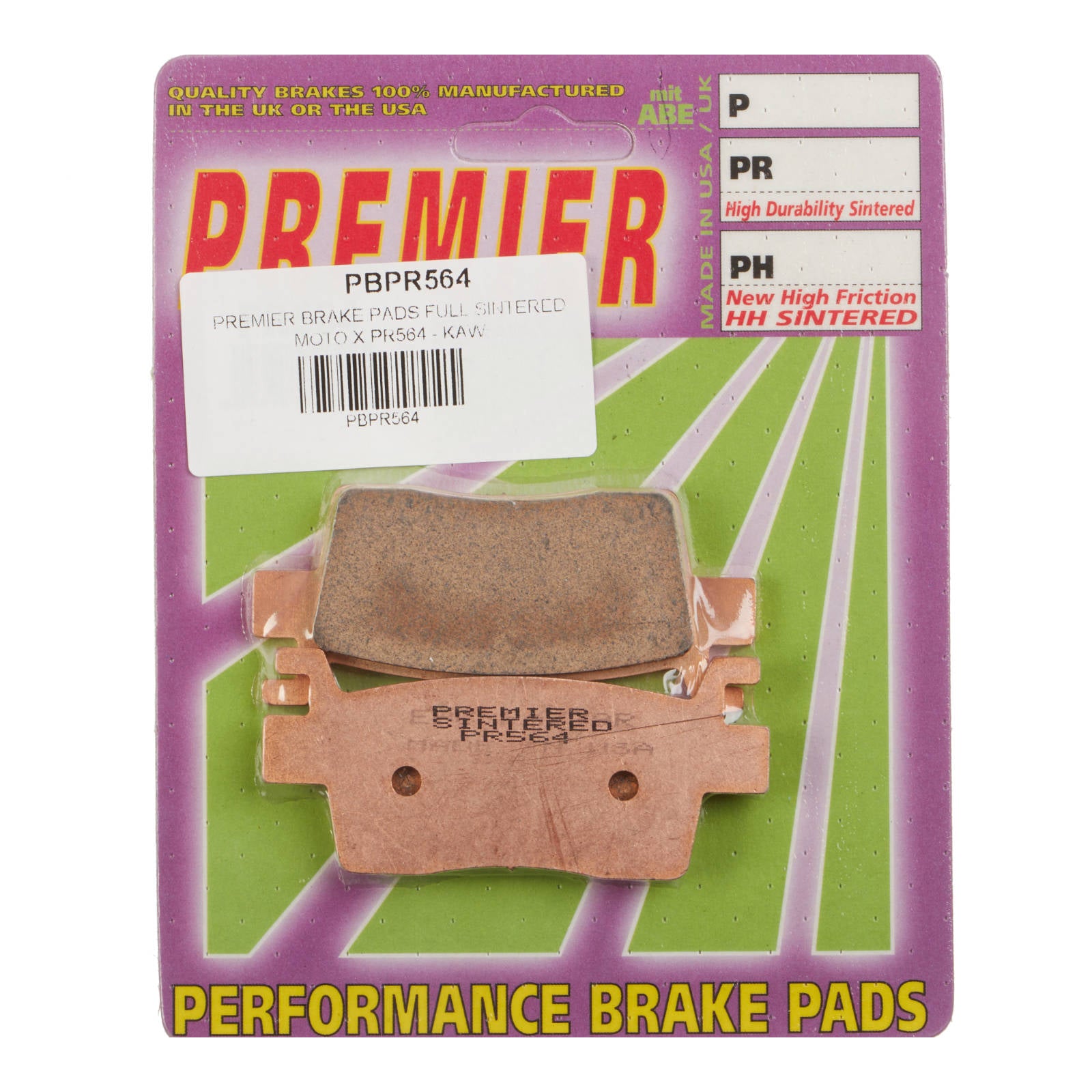 New PREMIER Brake Pads - PR Off-Road Sintered #PBPR564