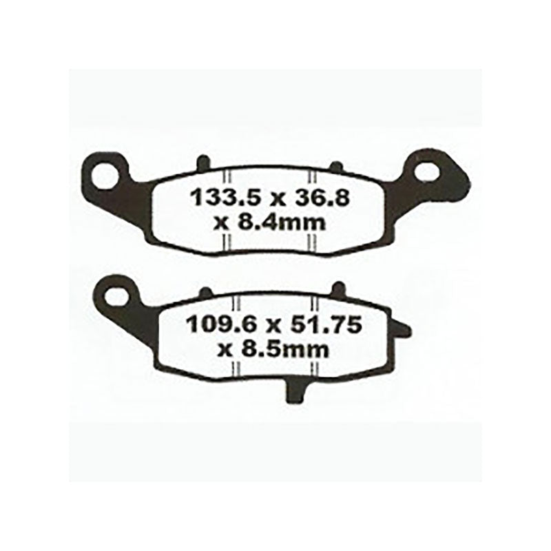 New PREMIER Brake Pads - Pv Semi Sintered #PBPV193