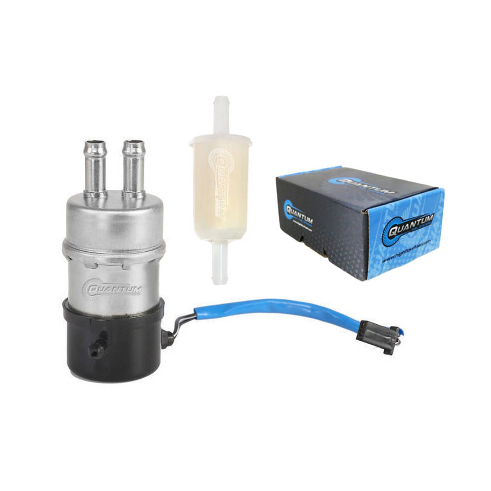 New QUANTUM Frame Mounted EFI Fuel Pump With Fuel Filter #QFHFP181008F2