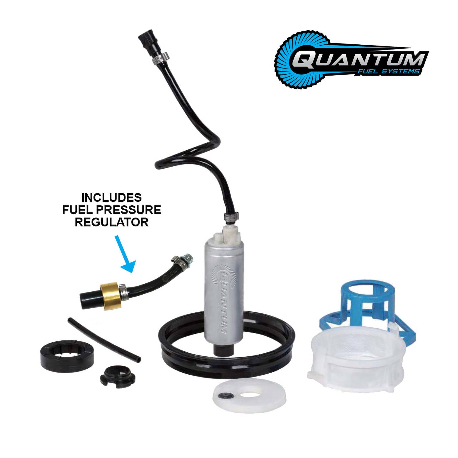 New QUANTUM In-Tank EFI Fuel Pump With Regulator #QFHFP378R | Australian Moto Spares