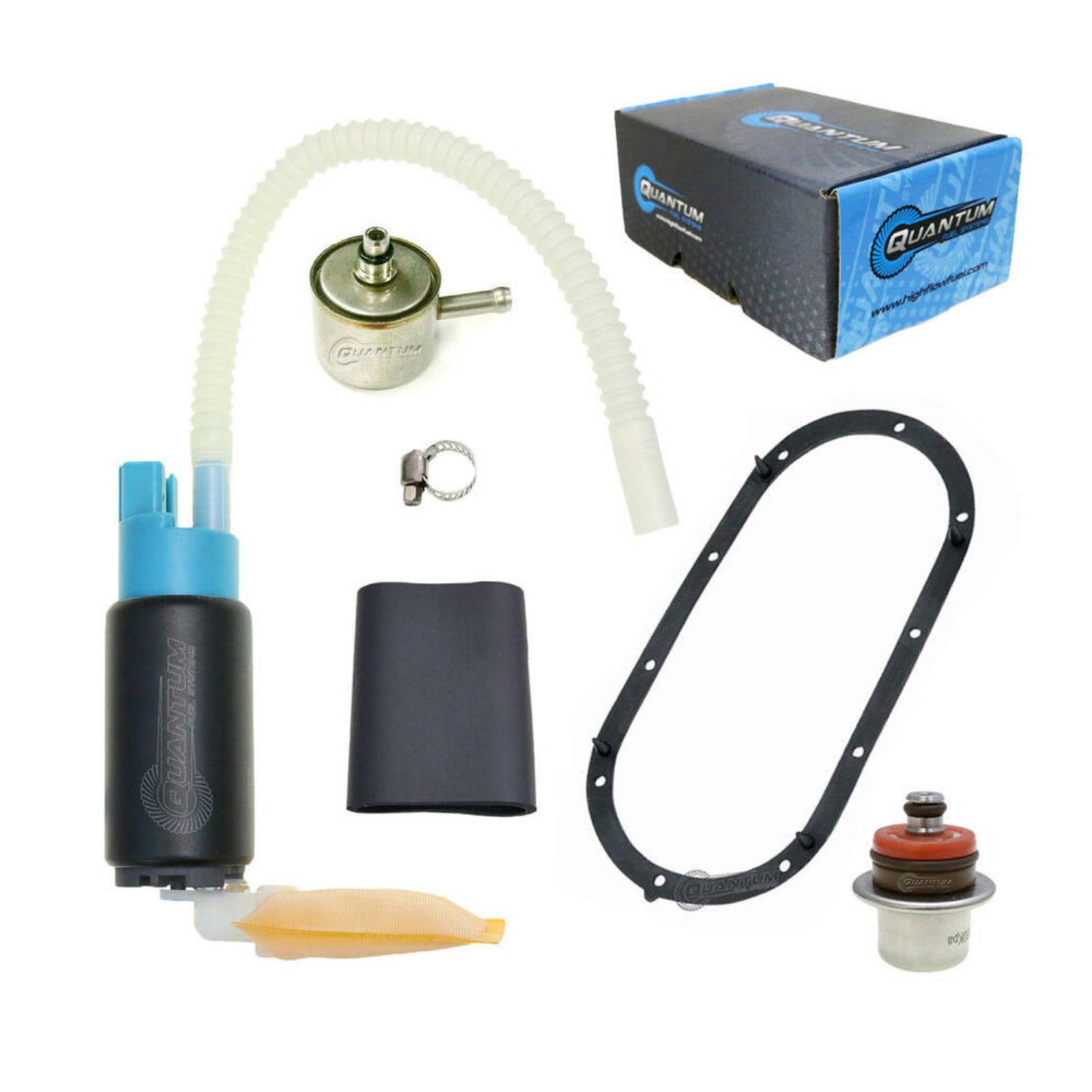 QUANTUM In-Tank EFI Fuel Pump With Regulator Tank Seal Filter #QFHFP382HDR2TF | Australian Moto Spares