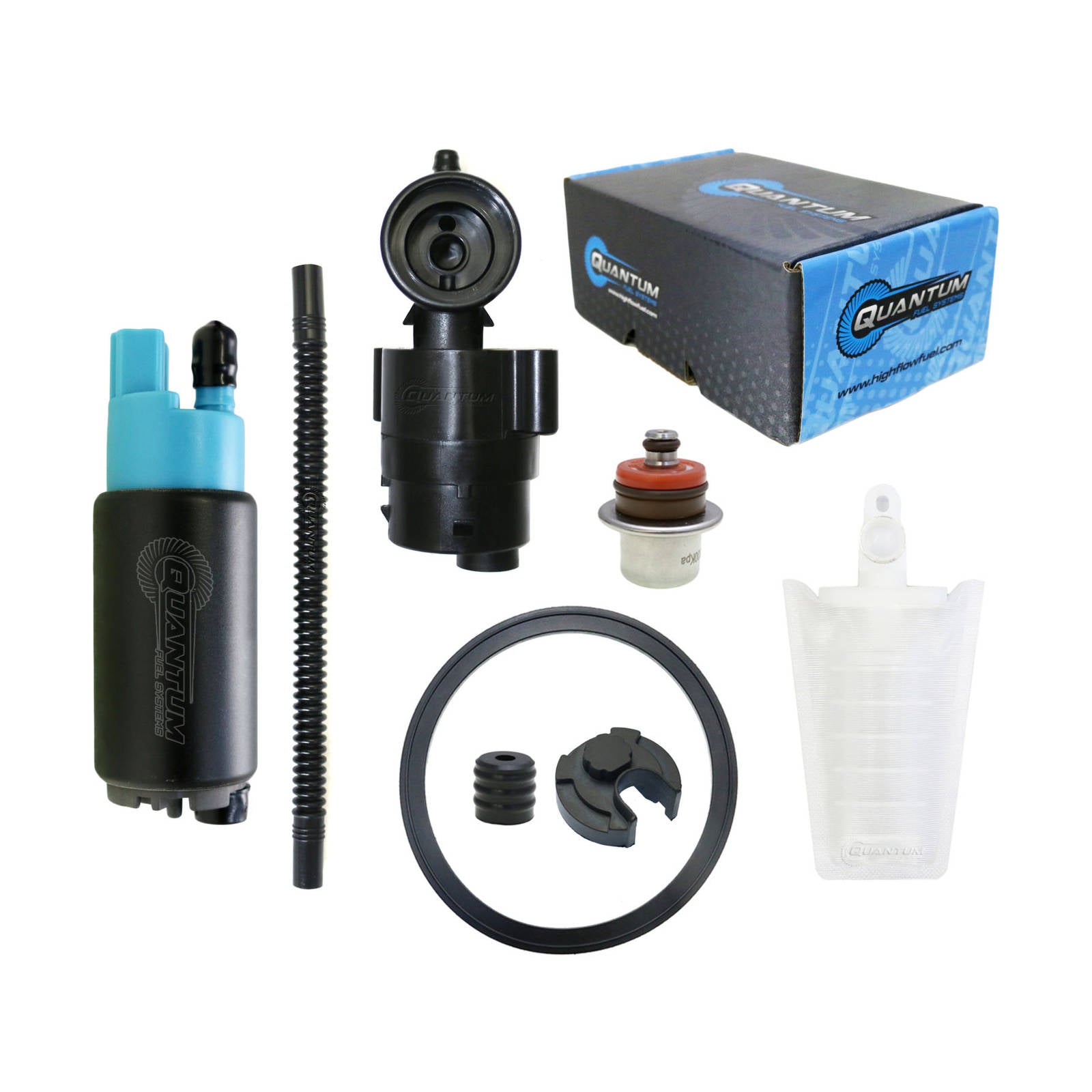 New QUANTUM In-Tank EFI Fuel Pump With Regulator Tank Seal Filter #QFHFP382PF2 | Australian Moto Spares