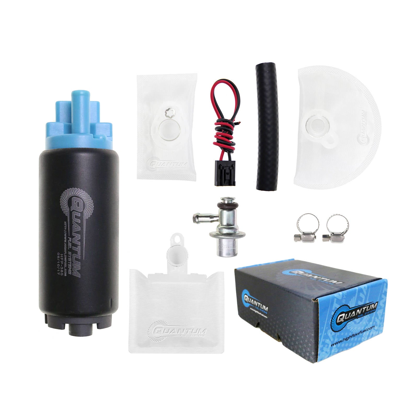 New QUANTUM In-Tank EFI Fuel Pump With Regulator #QFHFP385YR | Australian Moto Spares