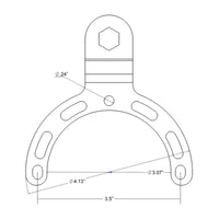 New RAM MOUNTS Small Gas Tank Ball Base For Motorcycles #RAMB410U