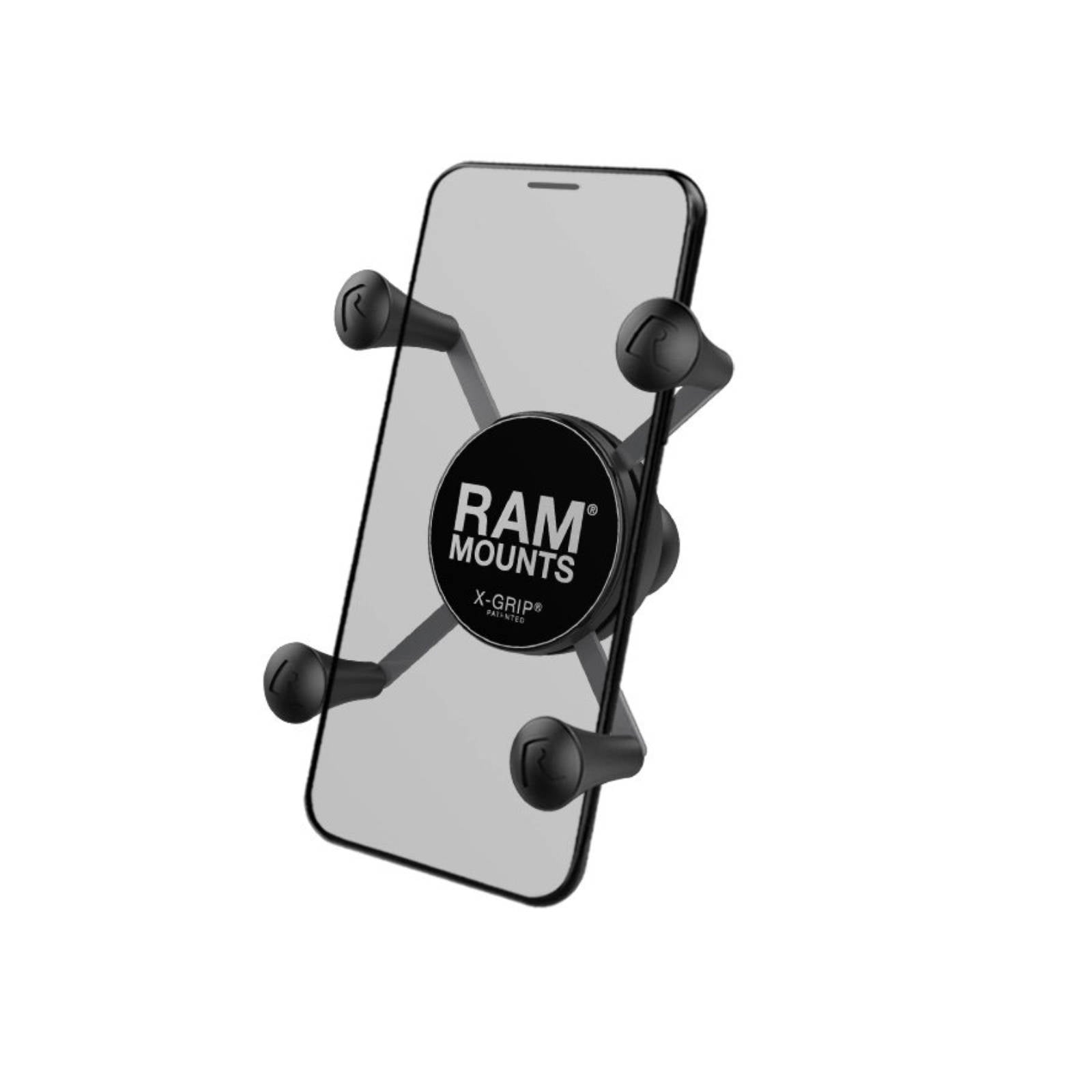 New RAM MOUNTS X-Grip Universal Phone Holder With Ball #RAMHOLUN7BU | Australian Moto Spares