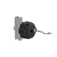 RAM MOUNTS Key Lock Knob With Brass Insert For B Size Socket ARMs #RAMKNOB3LU | Australian Moto Spares