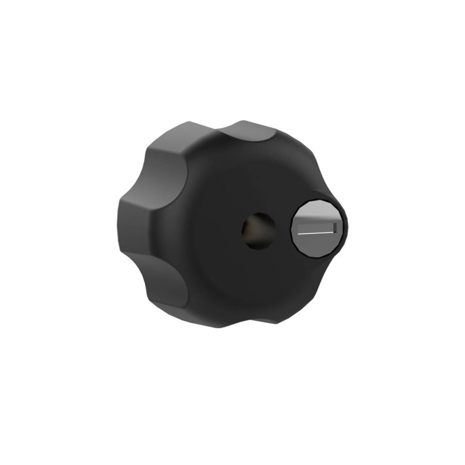 RAM MOUNTS Key Lock Knob With Brass Insert For B Size Socket ARMs #RAMKNOB3LU