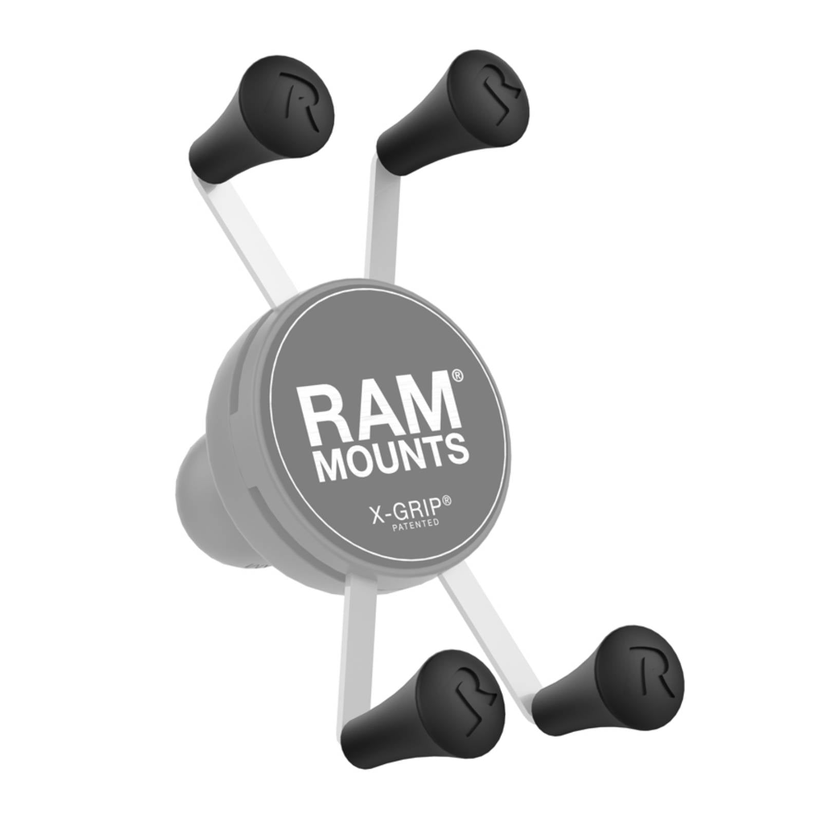 New RAM MOUNTS X-Grip Rubber Cap 4-Pack Replacement #RAPUNCAP4U