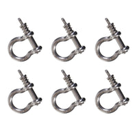 New SNAP-D 8Mm Bow Shackle - 6 Pack Special SD8BSS6PK