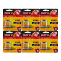 New SNAP-D 8mm D Shackle - 6 Pack Special #SD8DSS6PK