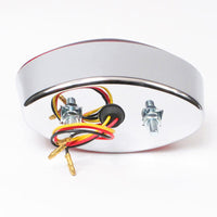 New WHITES Tail Light Custom Led Cateye Assembly #TLCCE