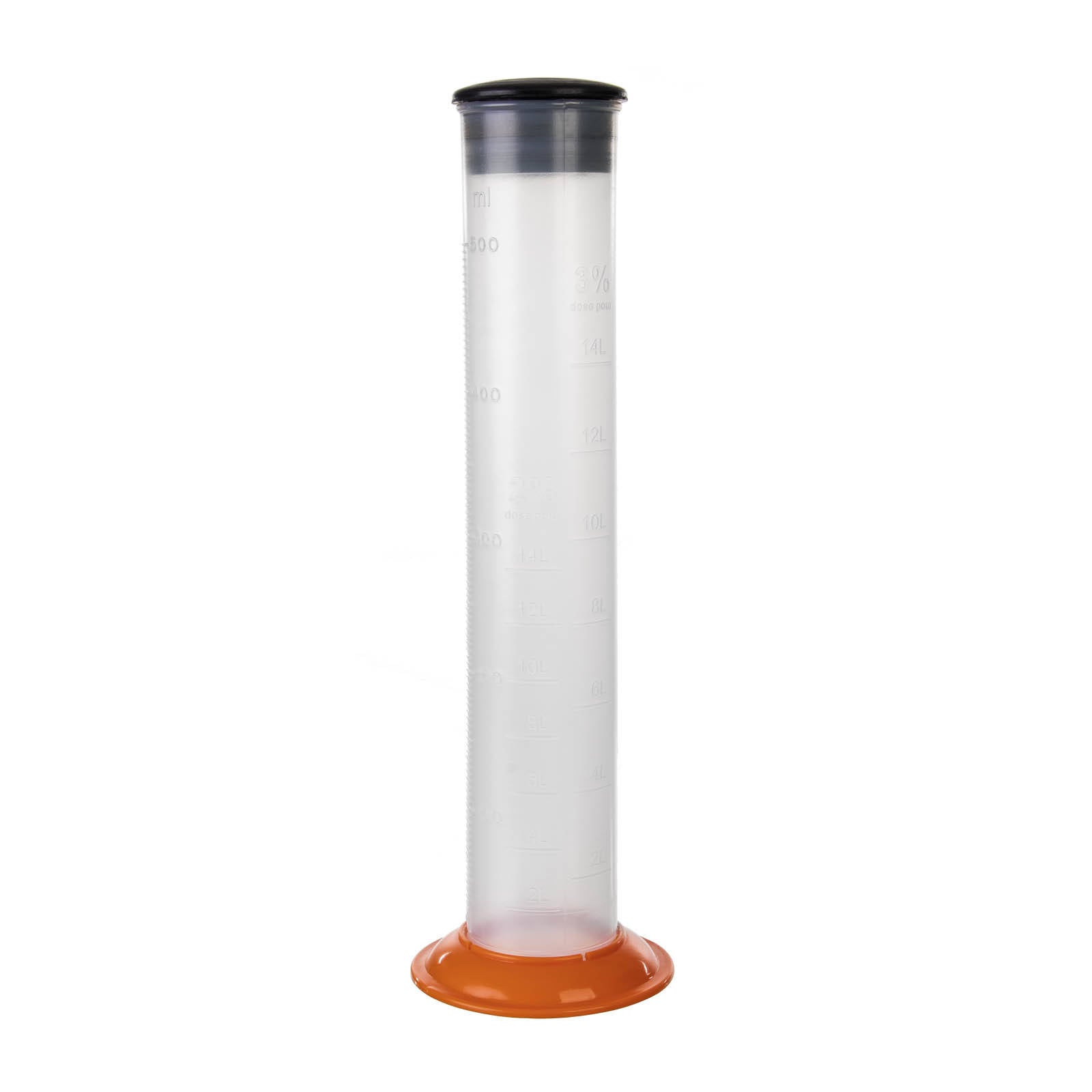New WHITES Oil Percentage / Measure Jug With Rubber Cap 500ml #TM50T
