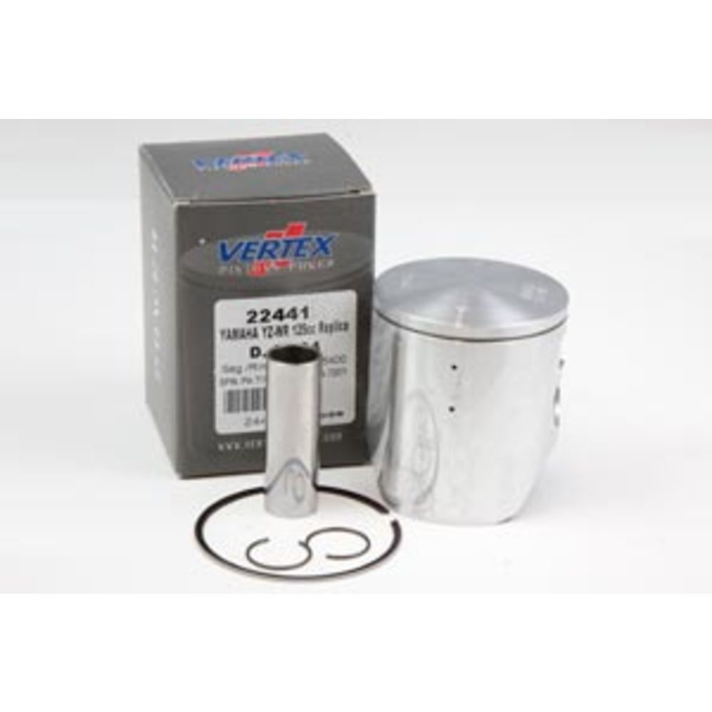 New VERTEX Piston Kit (inc Rings, Pin, Clips) For YAMAHA YZ125 V-22441B