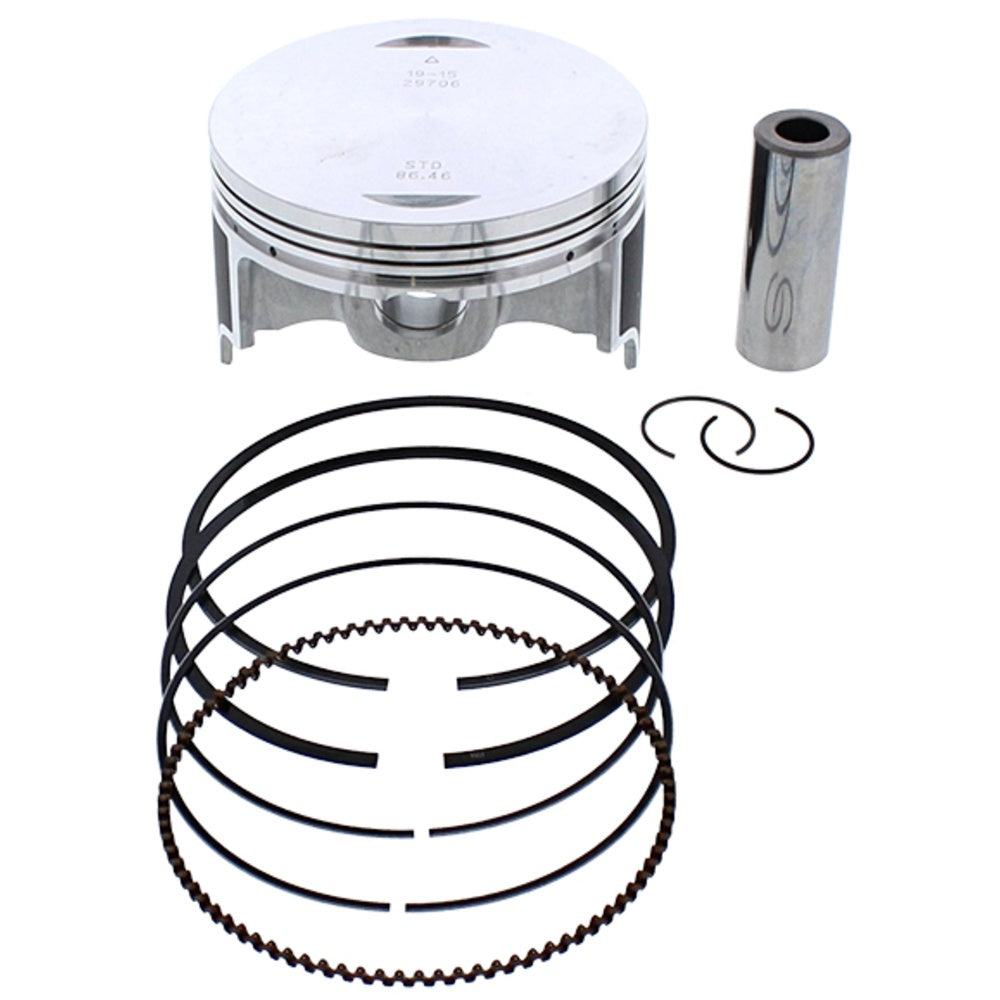 New VERTEX Piston Kit (inc Rings, Pin, Clips) For HONDA V-24259