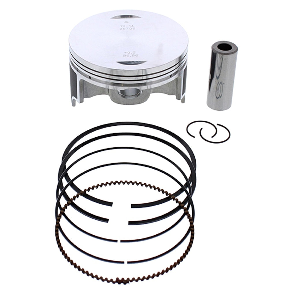 New VERTEX Piston Kit (inc Rings, Pin, Clips) For HONDA V-24259050