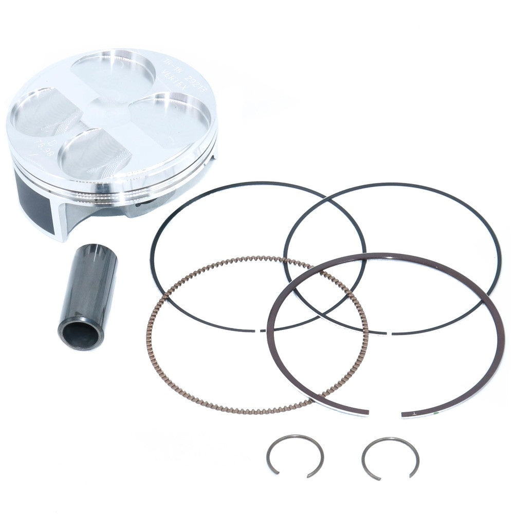 New VERTEX Piston Kit (inc Rings, Pin, Clips) For YAMAHA WR250F, YZ250F V-24371D
