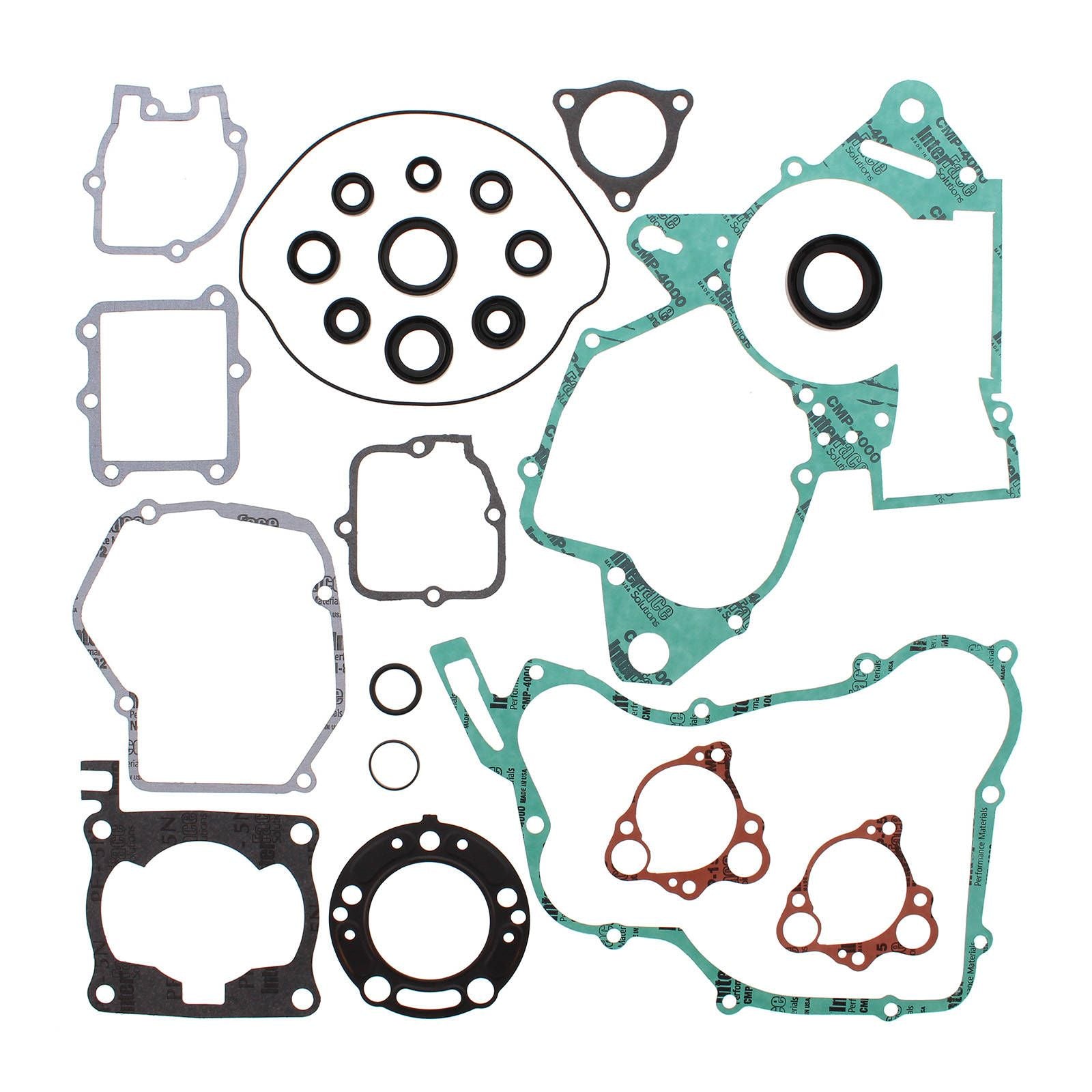 New VERTEX Engine Complete Gasket Set With Oil Seals For Honda #VER811243