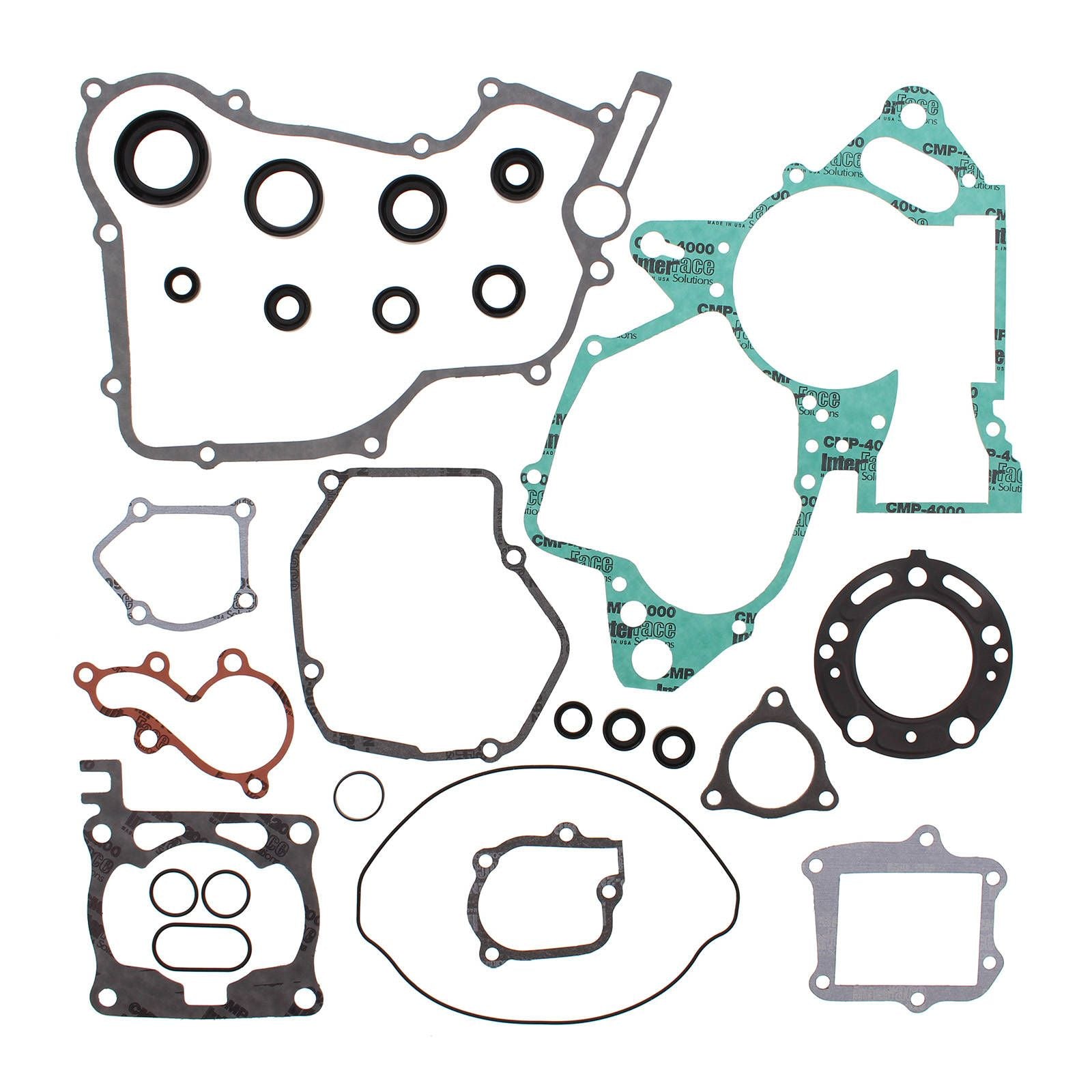 New VERTEX Engine Complete Gasket Set With Oil Seals For Honda #VER811244