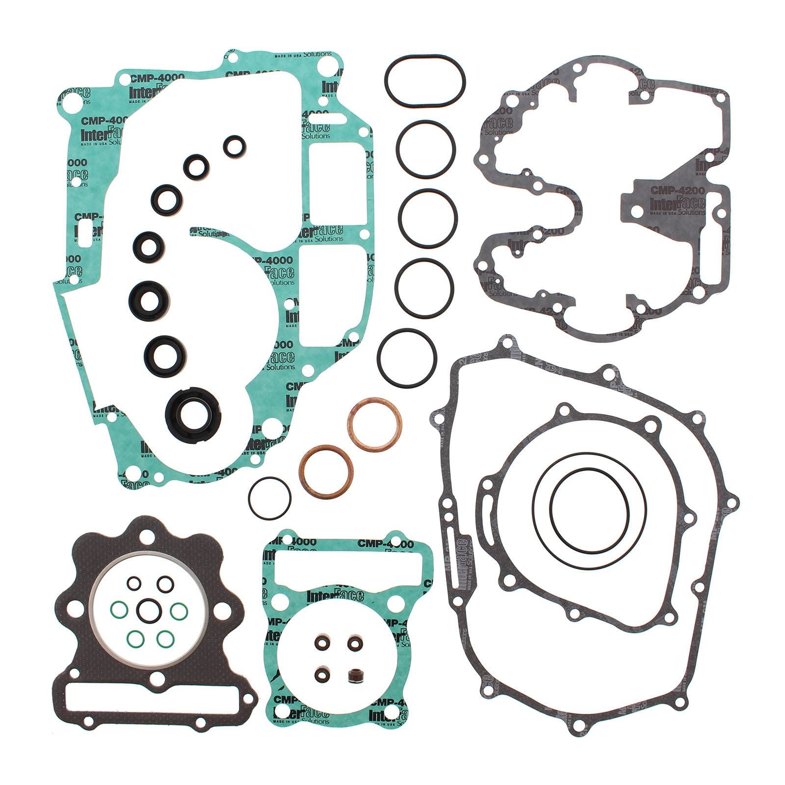 New VERTEX Engine Complete Gasket Set With Oil Seals For Honda #VER811258