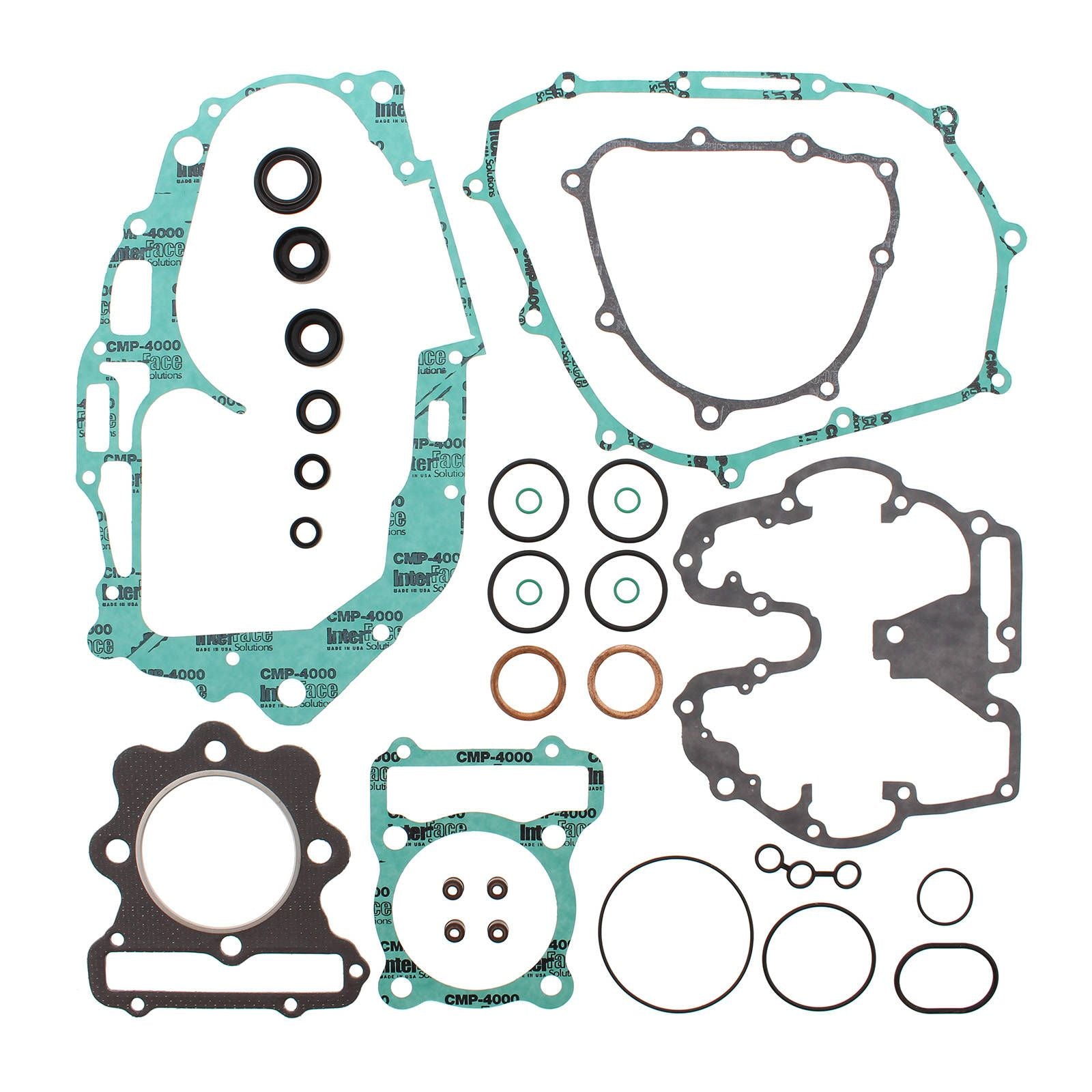 New VERTEX Engine Complete Gasket Set With Oil Seals For Honda #VER811263