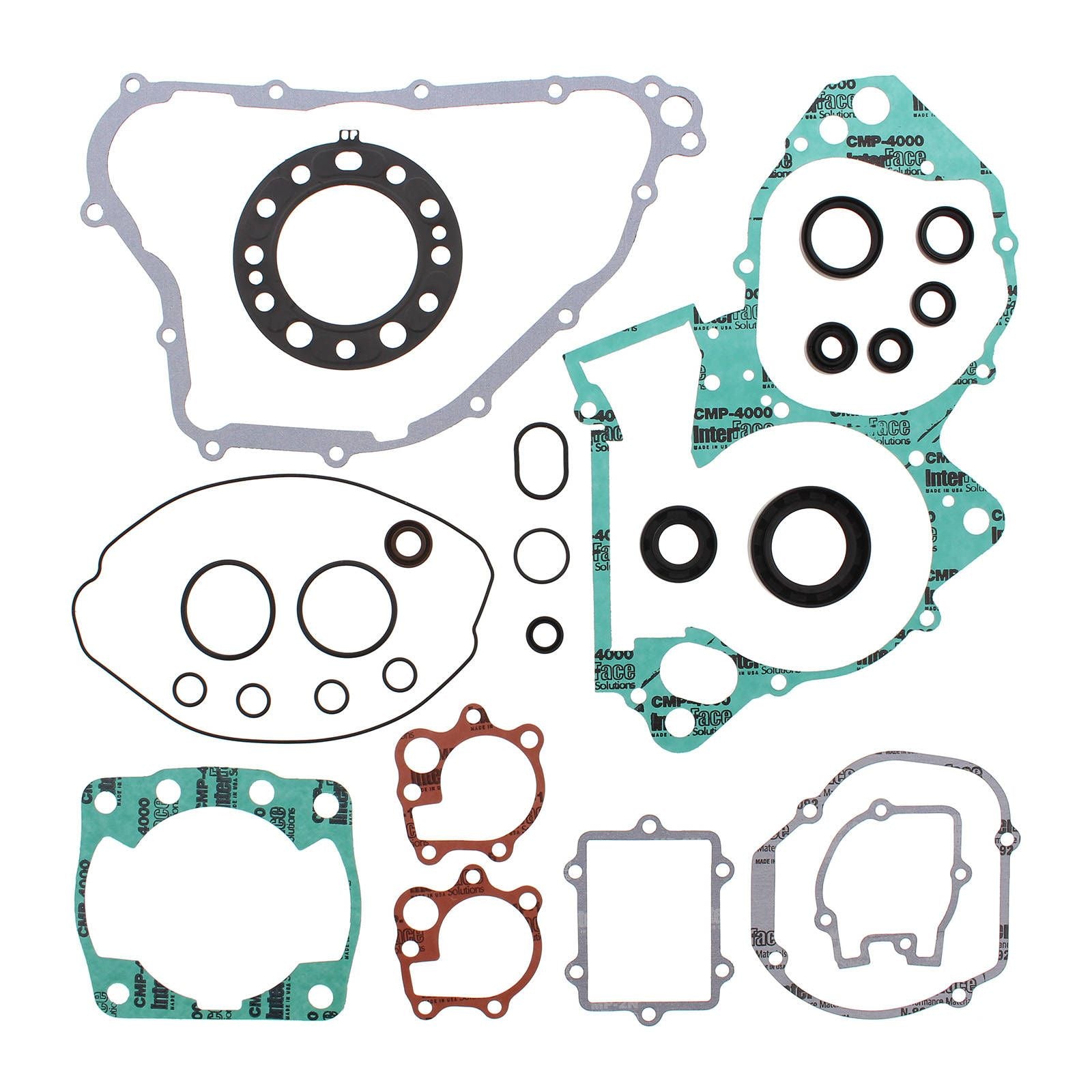 New VERTEX Engine Complete Gasket Set With Oil Seals For Honda #VER811264