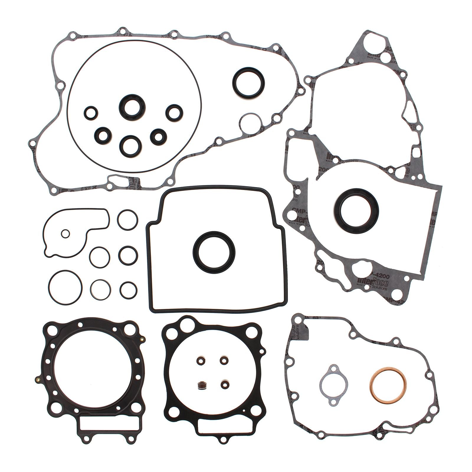 New VERTEX Engine Complete Gasket Set With Oil Seals For Honda #VER811276