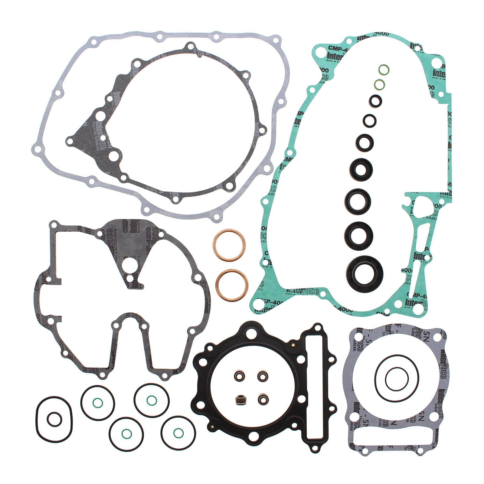 New VERTEX Engine Complete Gasket Set With Oil Seals For Honda #VER811280