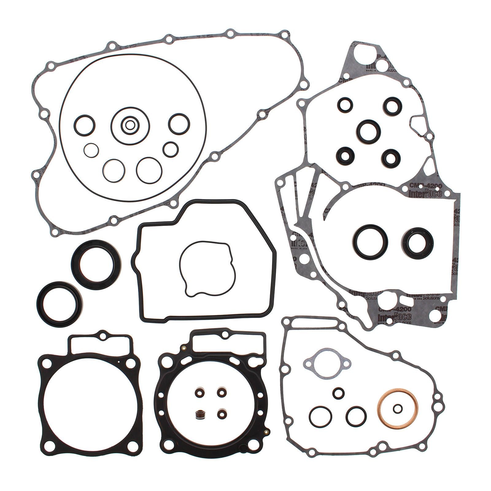 New VERTEX Engine Complete Gasket Set With Oil Seals For Honda #VER811284