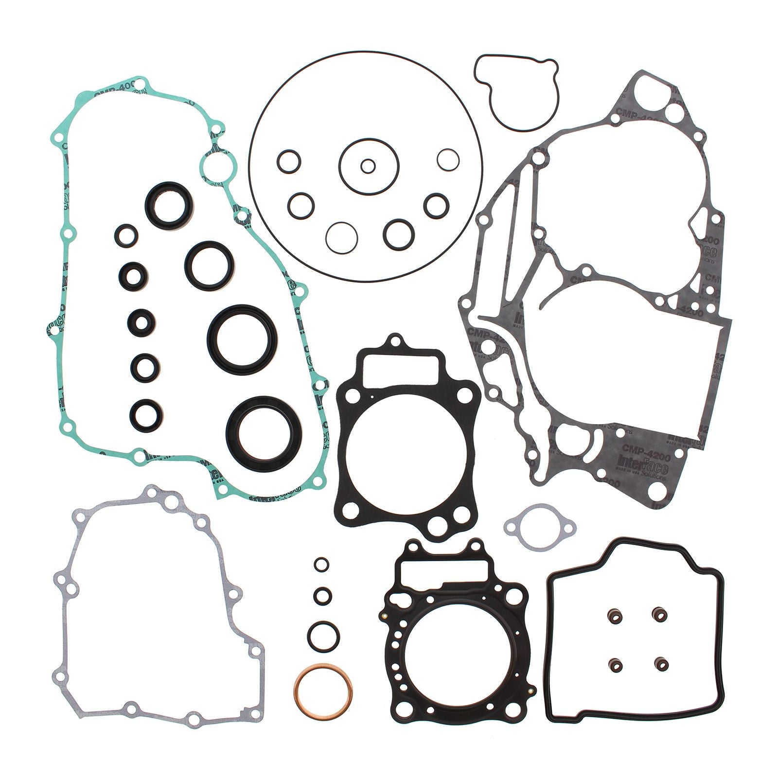 New VERTEX Engine Complete Gasket Set With Oil Seals For Honda #VER811285