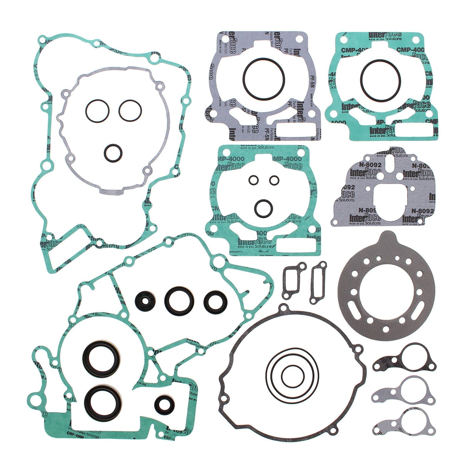 New VERTEX Engine Complete Gasket Set With Oil Seals For Ktm #VER811304