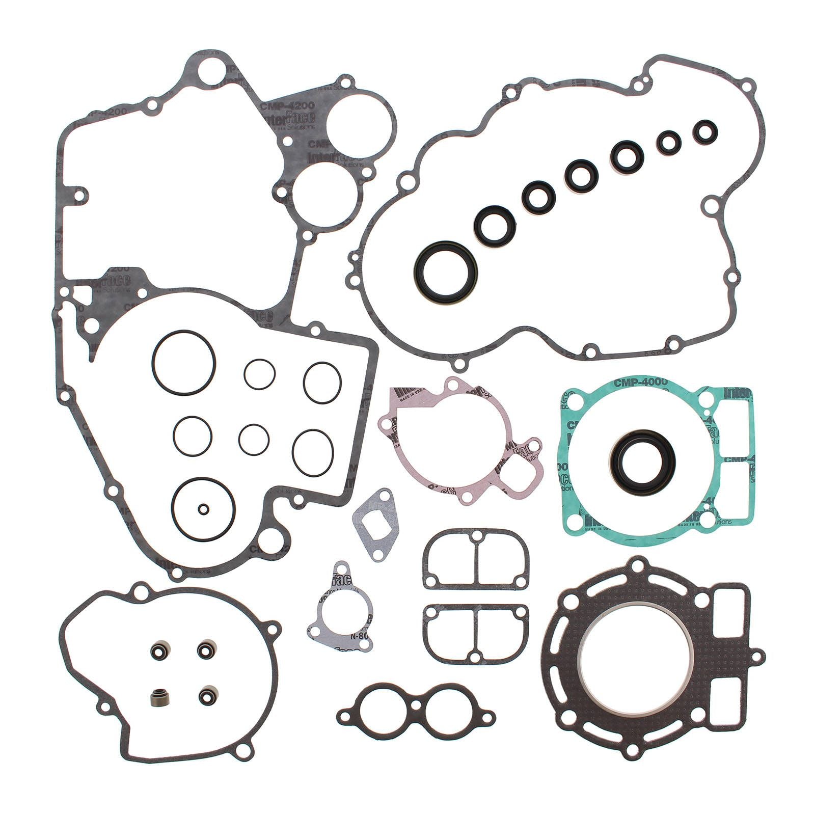 New VERTEX Engine Complete Gasket Set With Oil Seals For Ktm #VER811316