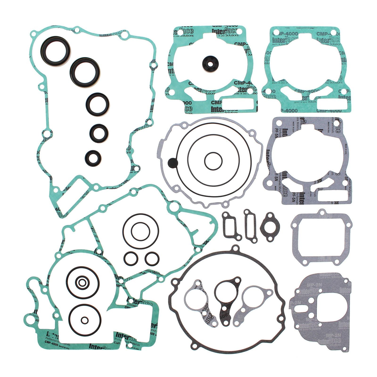 New VERTEX Engine Complete Gasket Set With Oil Seals For Ktm #VER811371