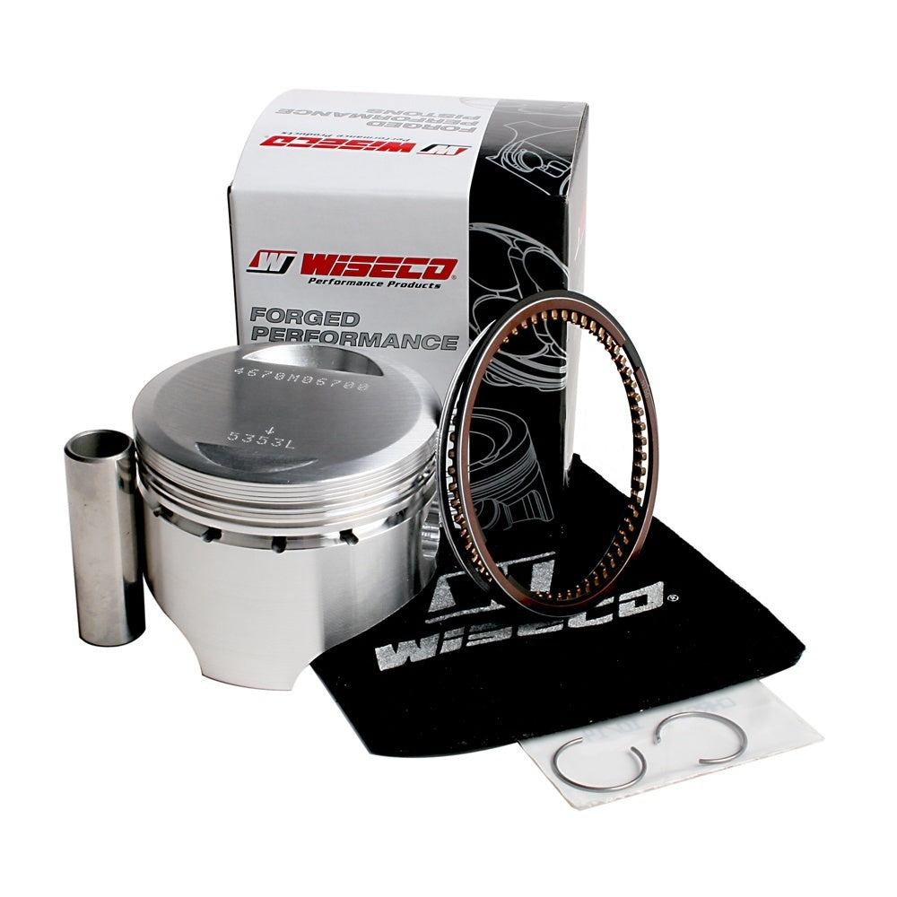 New WISECO Piston Kit (inc Rings, Pin, Clips) For KAWASAKI KLF220 W-4670M06750