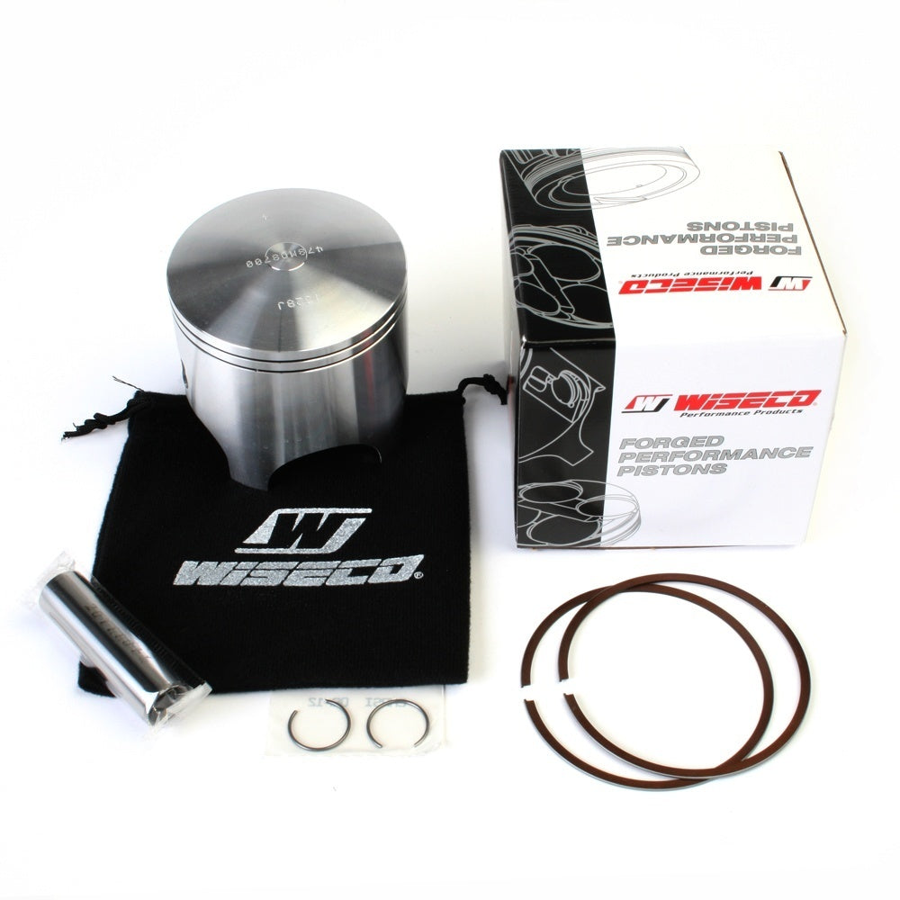 WISECO Piston Kit (inc Rings, Pin, Clips) For YAMAHA IT490, YZ490 W-478M08800