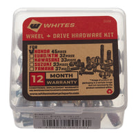 New WHITES Wheel & Drive Hardware Kit For Honda 45Pcs #WHWWD001