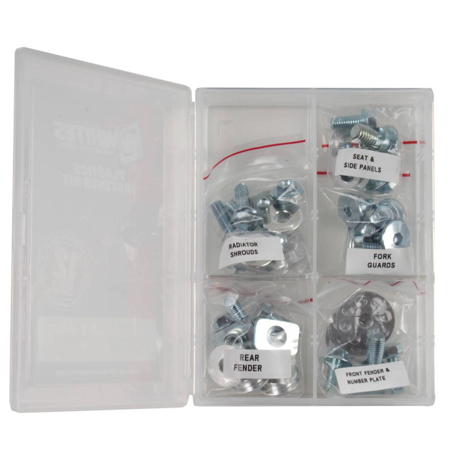 New WHITES Plastics Fastener Kit Asstd Hon WPFKKHO03
