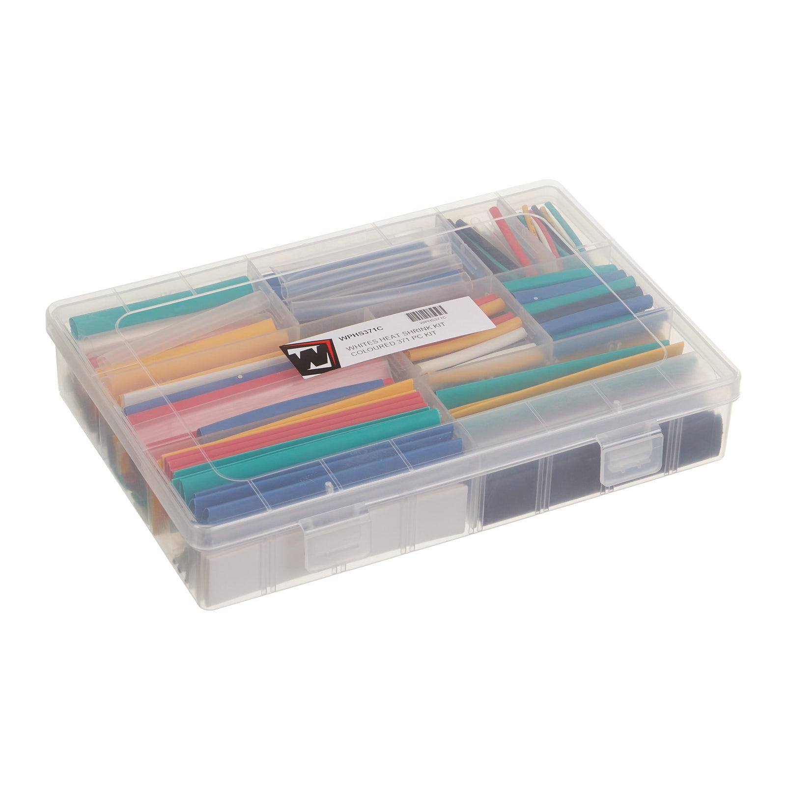 New WHITES Heat Shrink Kit Coloured 371 PC Kit #WPHS371C