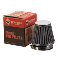 New WHITES Pod Air Filter Round - 48mm #WPPF48CHR