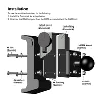 New ZUMOLOCK Garmin Zumo Lock 3XX #ZL3XX